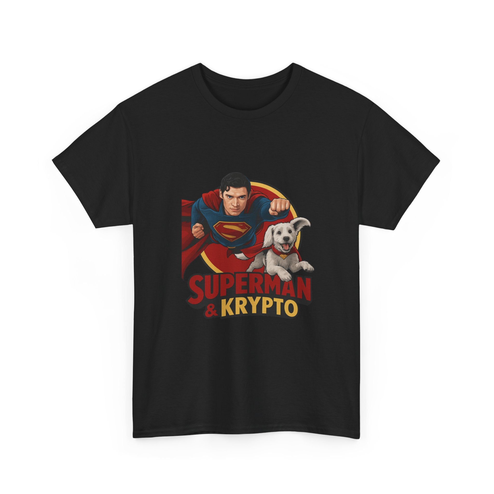 Superman Krypto Unisex Heavy Cotton Tee
