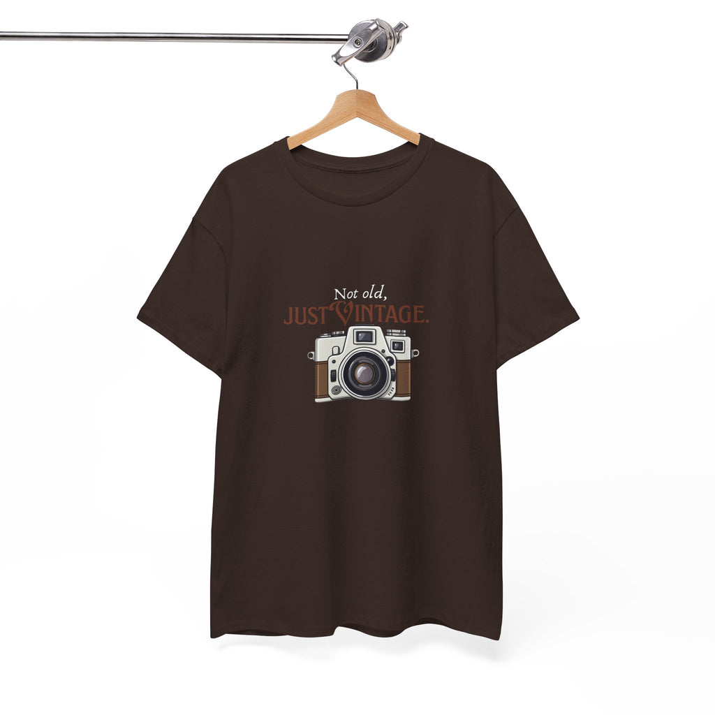 Vintage Camera Unisex Heavy Cotton Tee