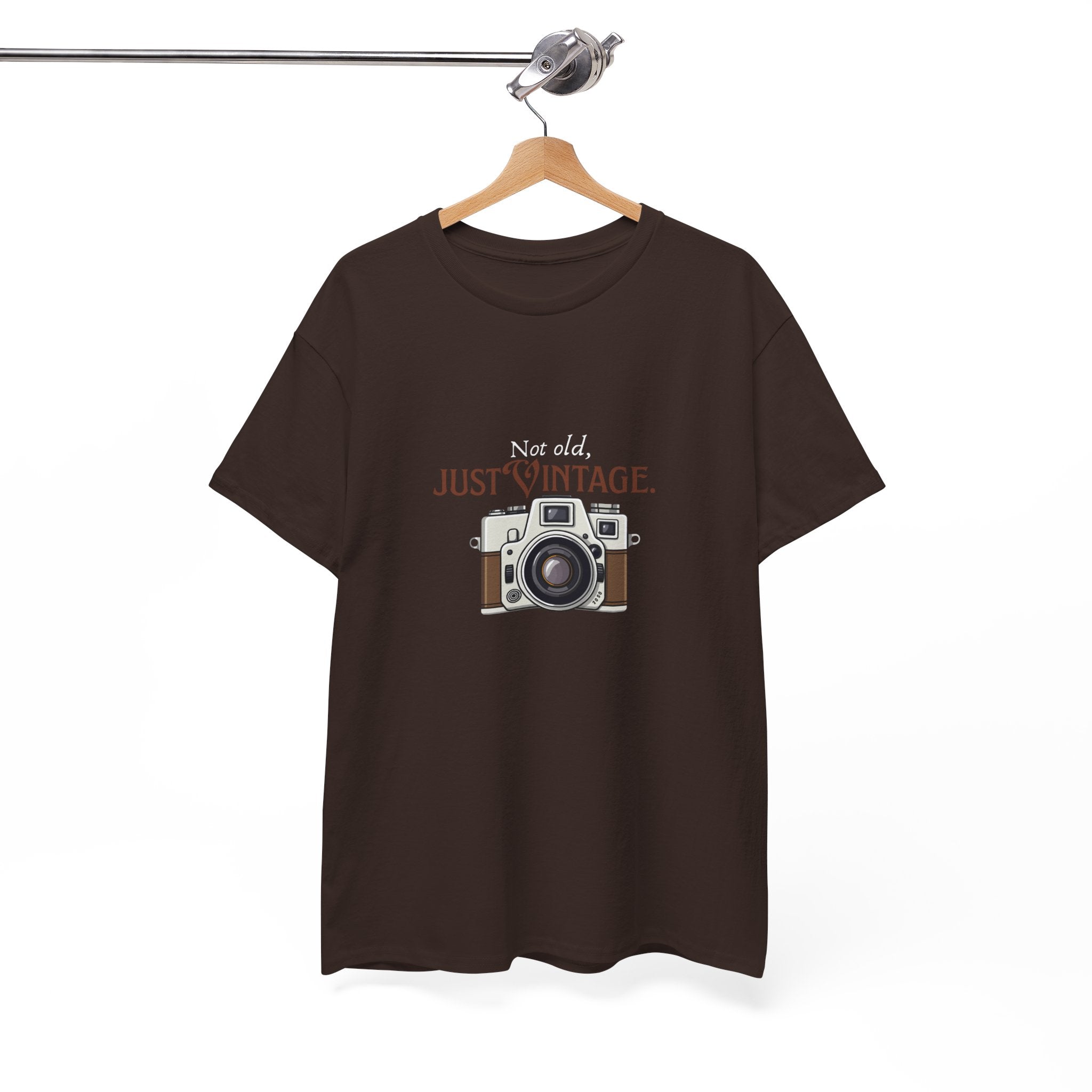 Vintage Camera Unisex Heavy Cotton Tee