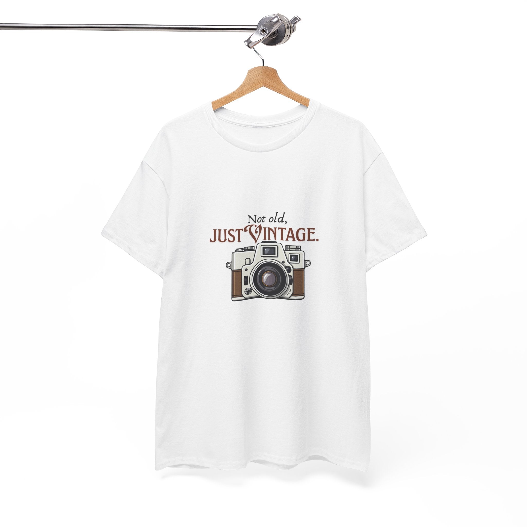 Vintage Camera Unisex Heavy Cotton Tee