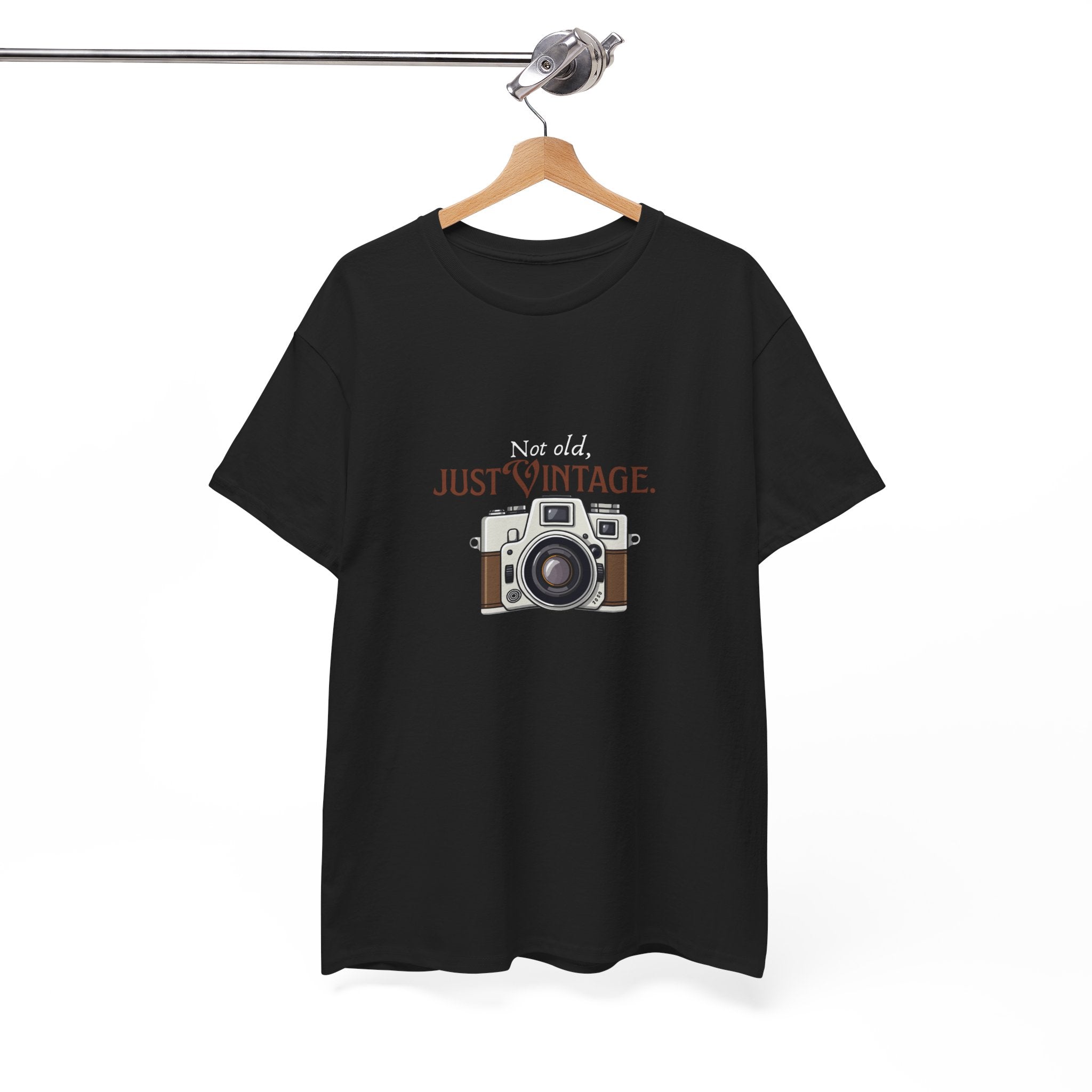 Vintage Camera Unisex Heavy Cotton Tee