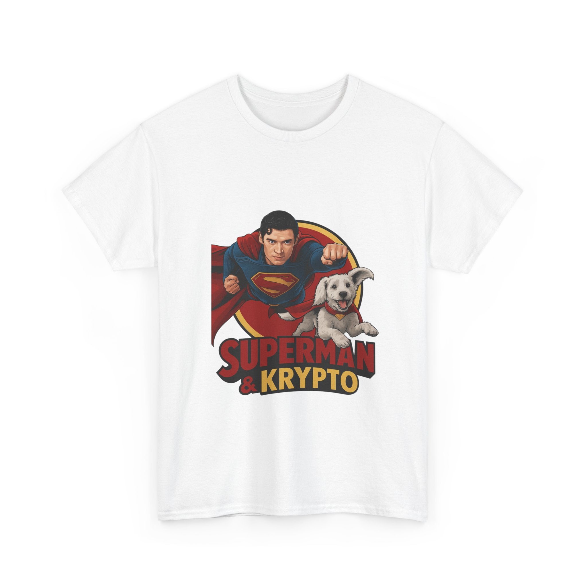 Superman Krypto Unisex Heavy Cotton Tee