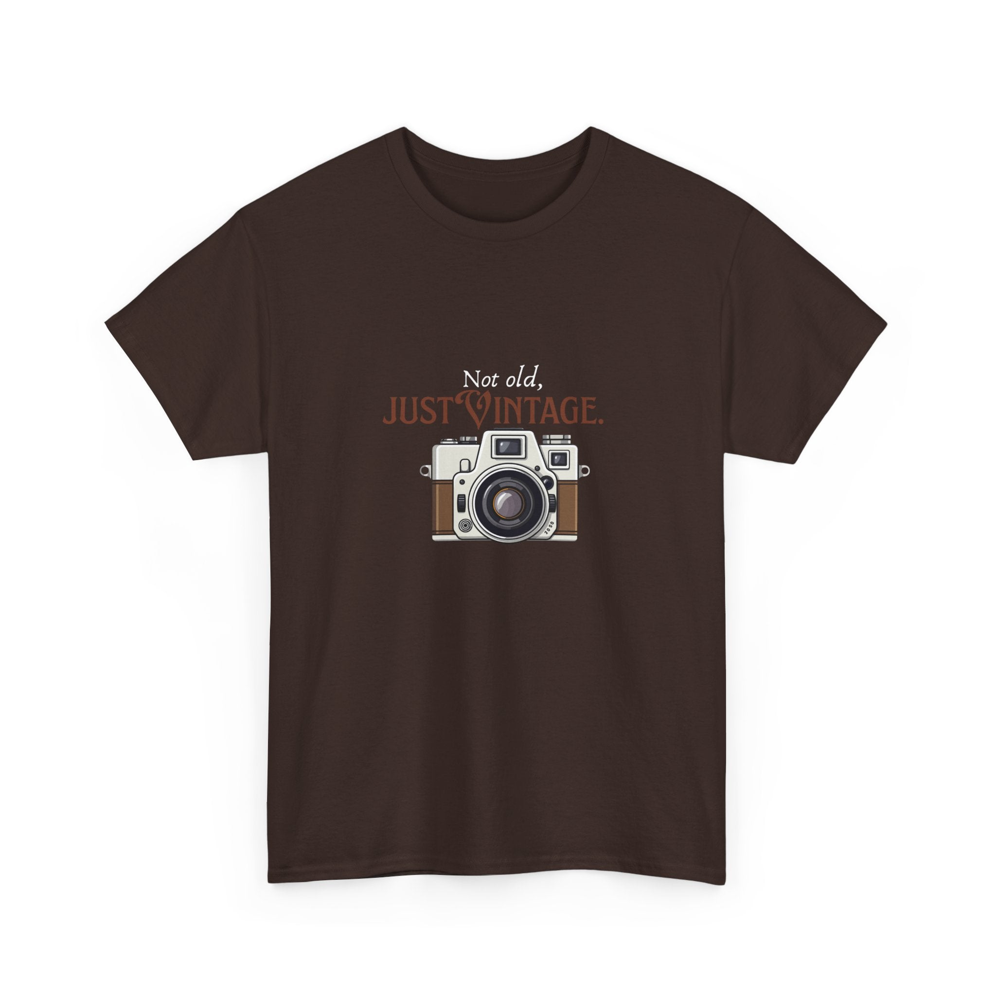 Vintage Camera Unisex Heavy Cotton Tee