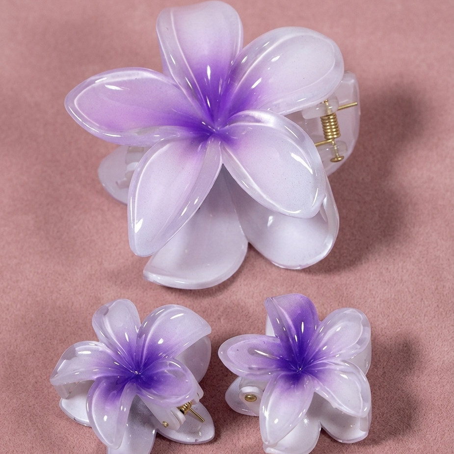 Flower Hair Clip Set of 3