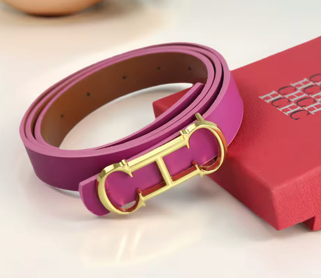 CH Belt Rose Red & Olive Color