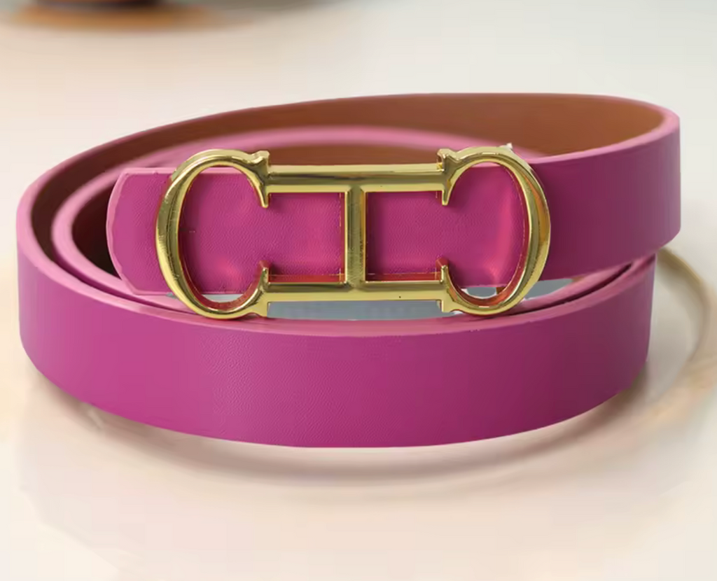 CH Belt Rose Red & Olive Color