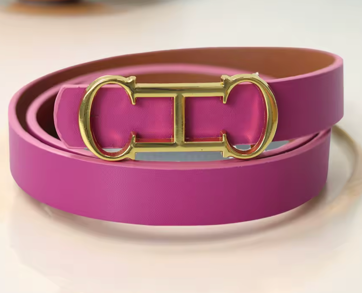 CH Belt Rose Red & Olive Color