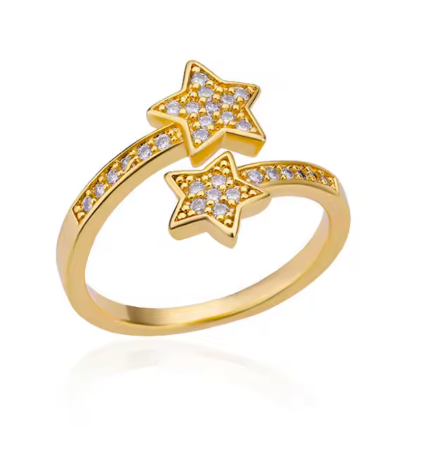 Zircon Stars Ring