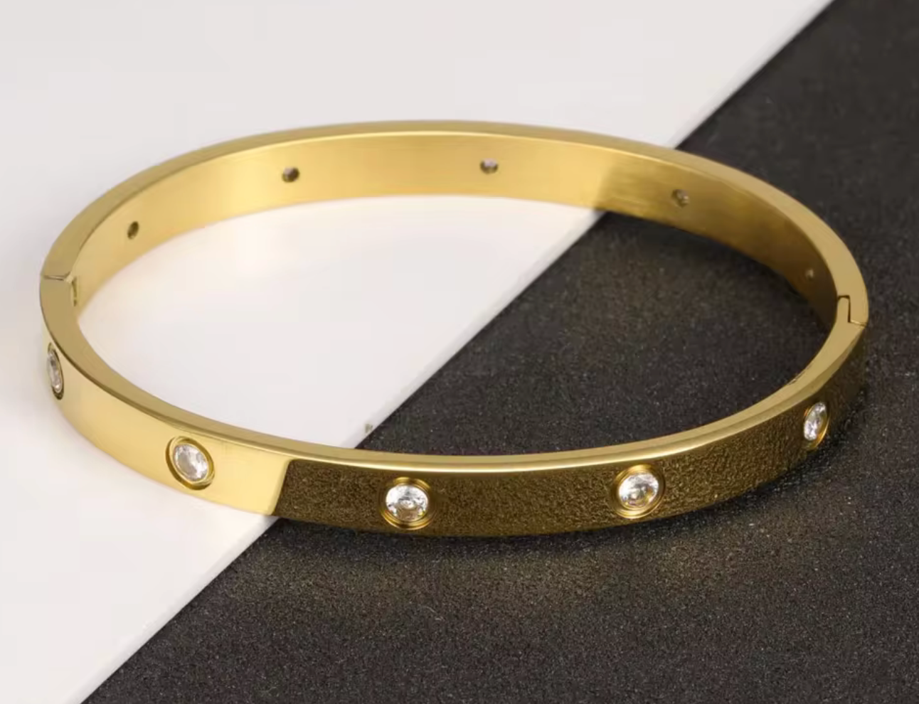 Gold Zircon Bracelet
