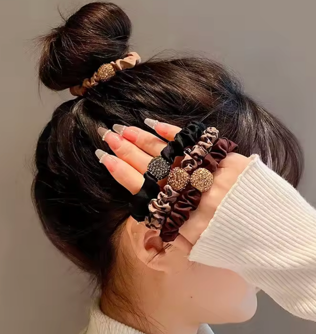 4 Pcs/Lot Hair Band Accessories Fashion Large Hair Ties