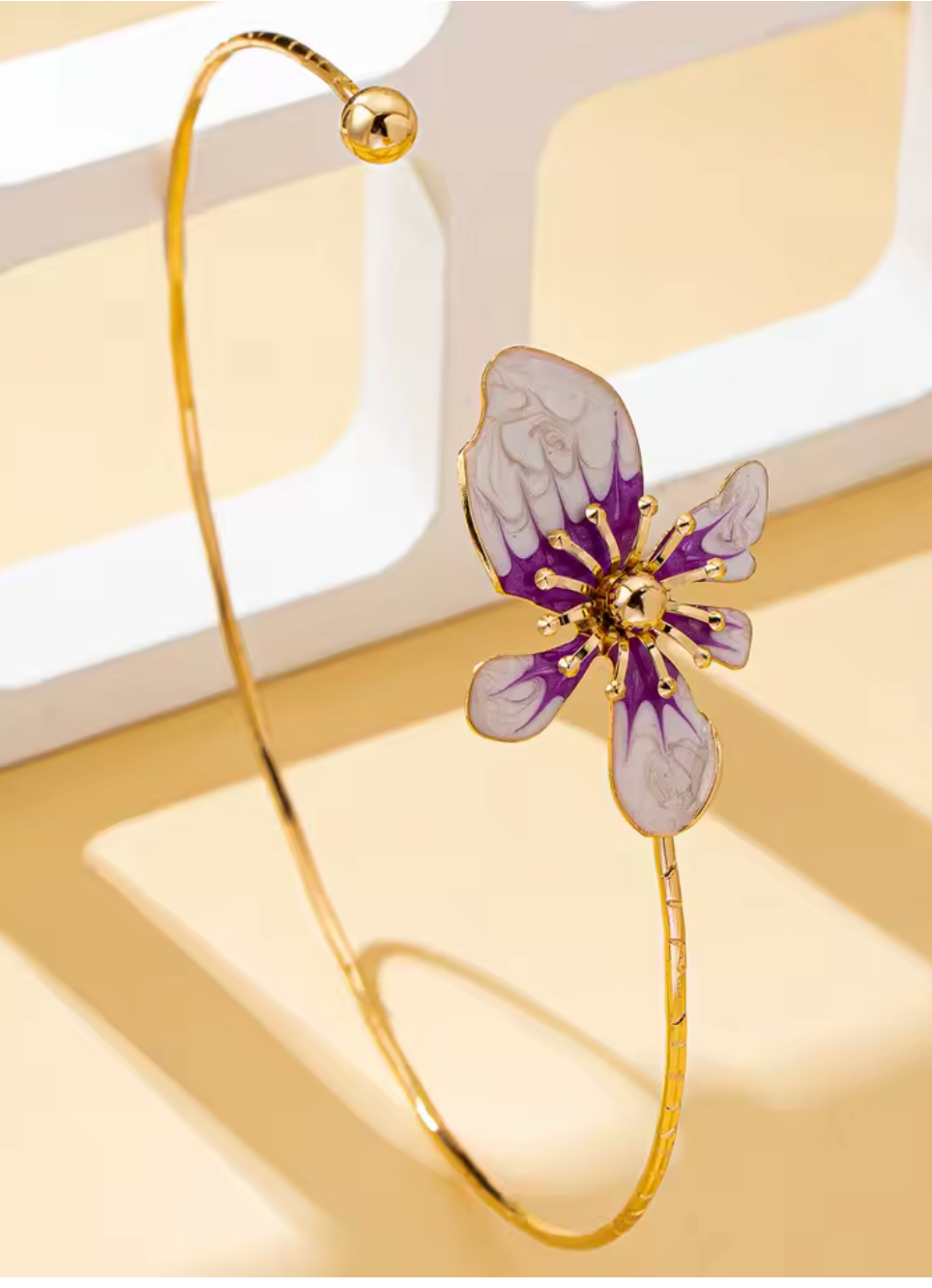 Orchid Choker Necklace