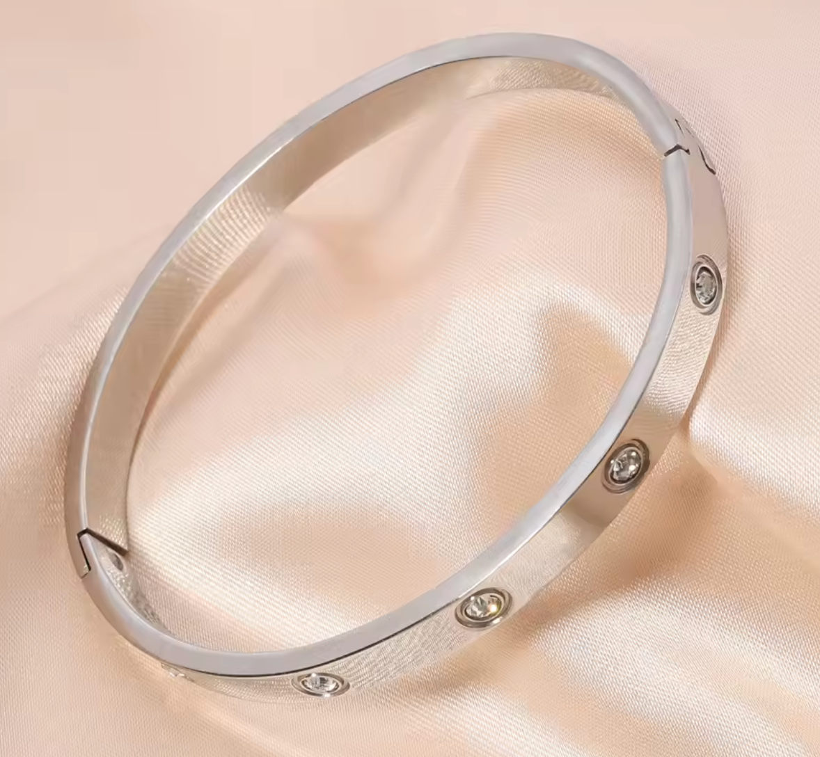 Silver Zircon Bracelet