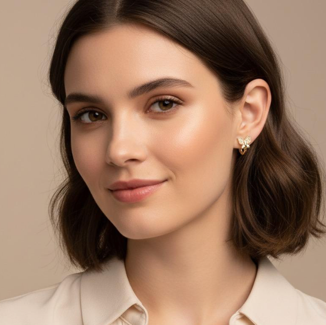 Butterfly Earrings For Women Girls