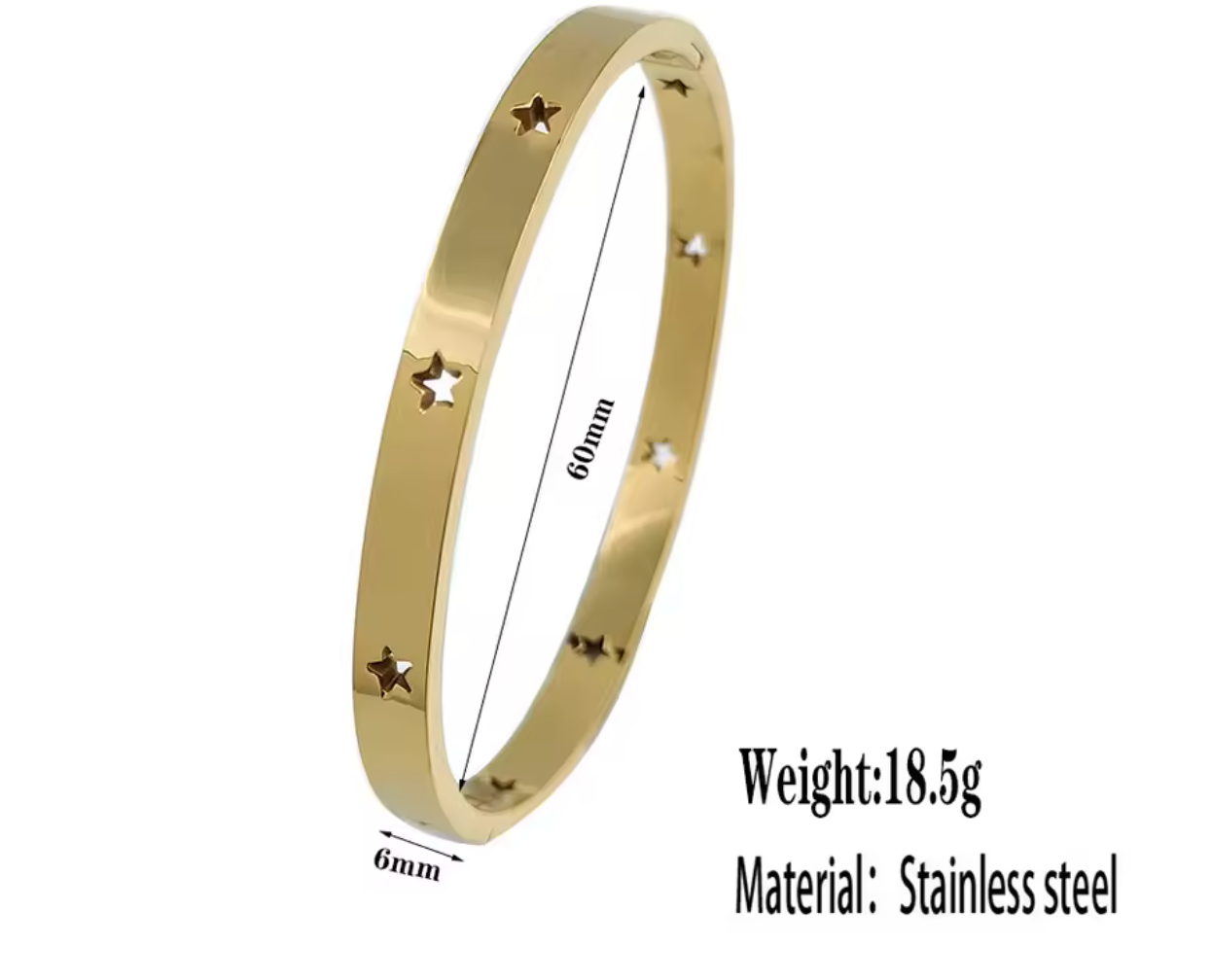 Gold Stars Bracelet